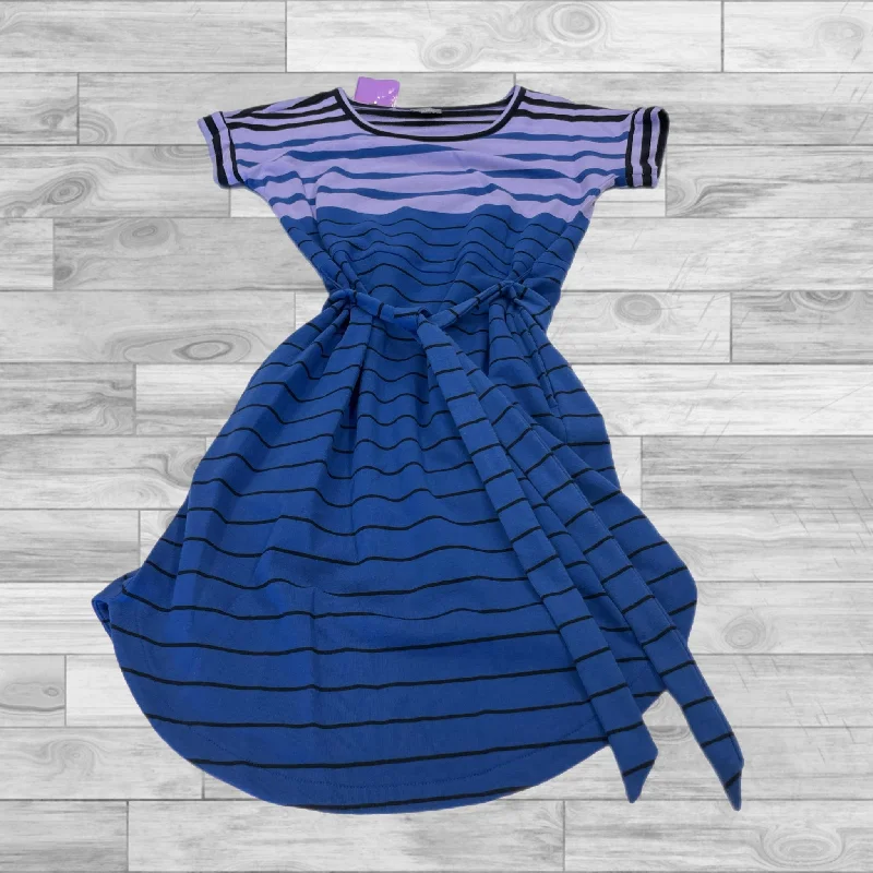 Dress Casual Short By Talbots In Blue & Purple, Size: Petite Mini Skirt Casual