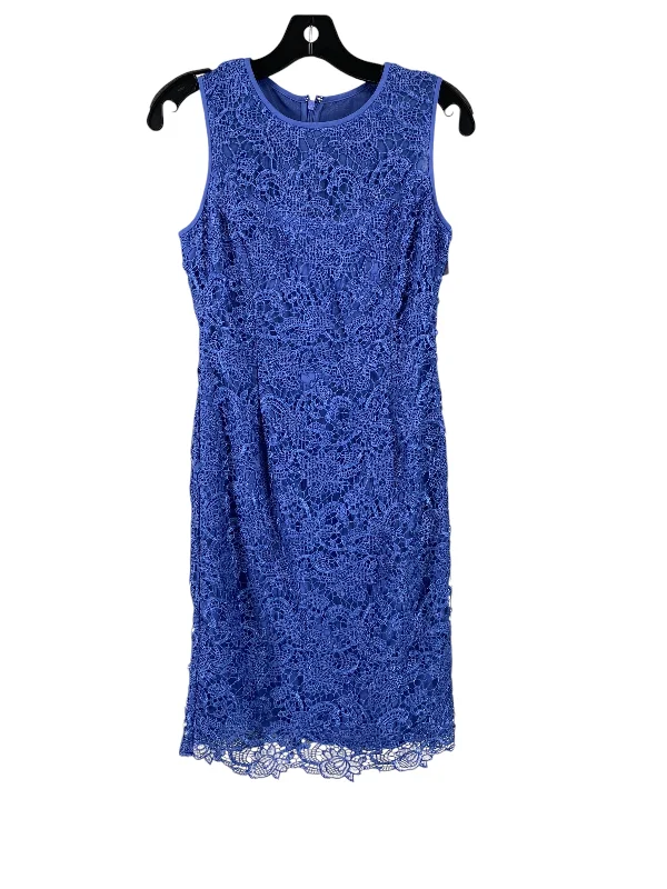 Dress Casual Short By White House Black Market In Blue, Size: 2 Casual Skater Skirt
