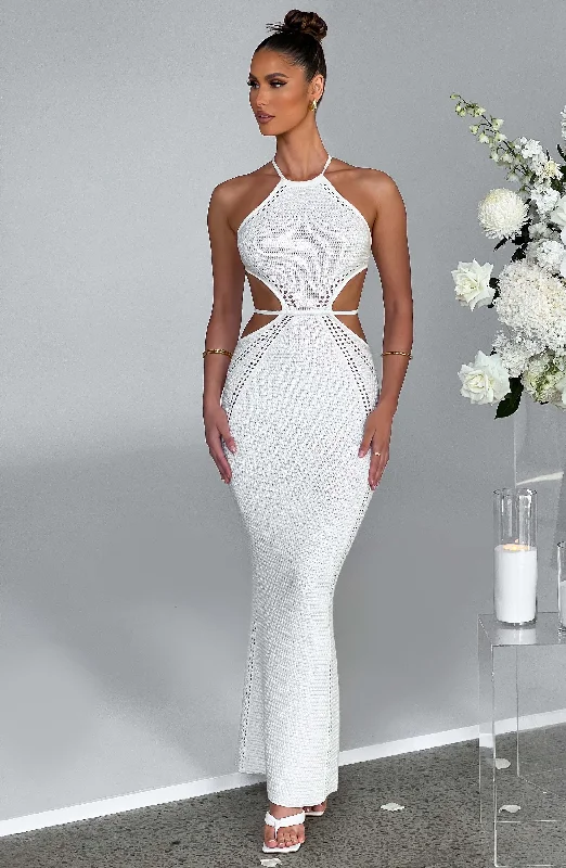 Delia Maxi Dress - White Summer Maxi Skirt