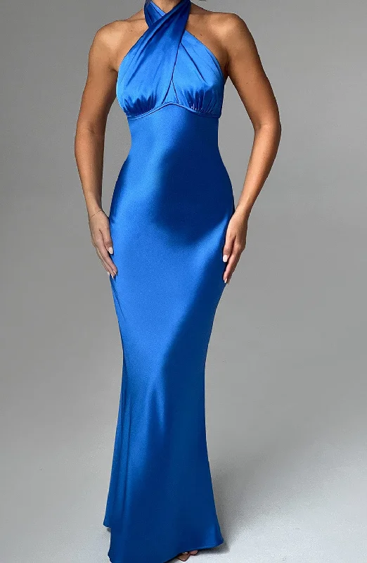 Dimitra Maxi Dress - Blue Formal Maxi Skirt