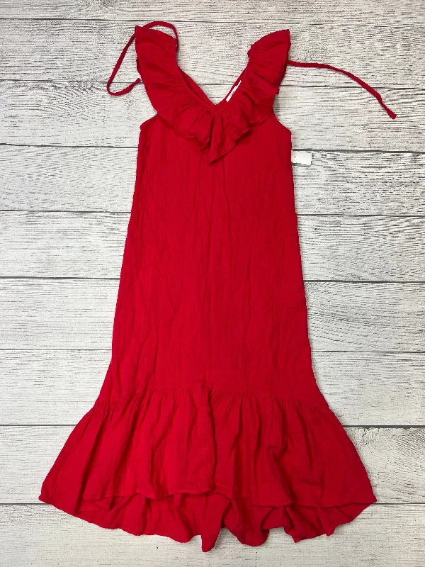 Red Dress Casual Maxi Vineyard Vines, Size Xs Midi Maxi Outfit