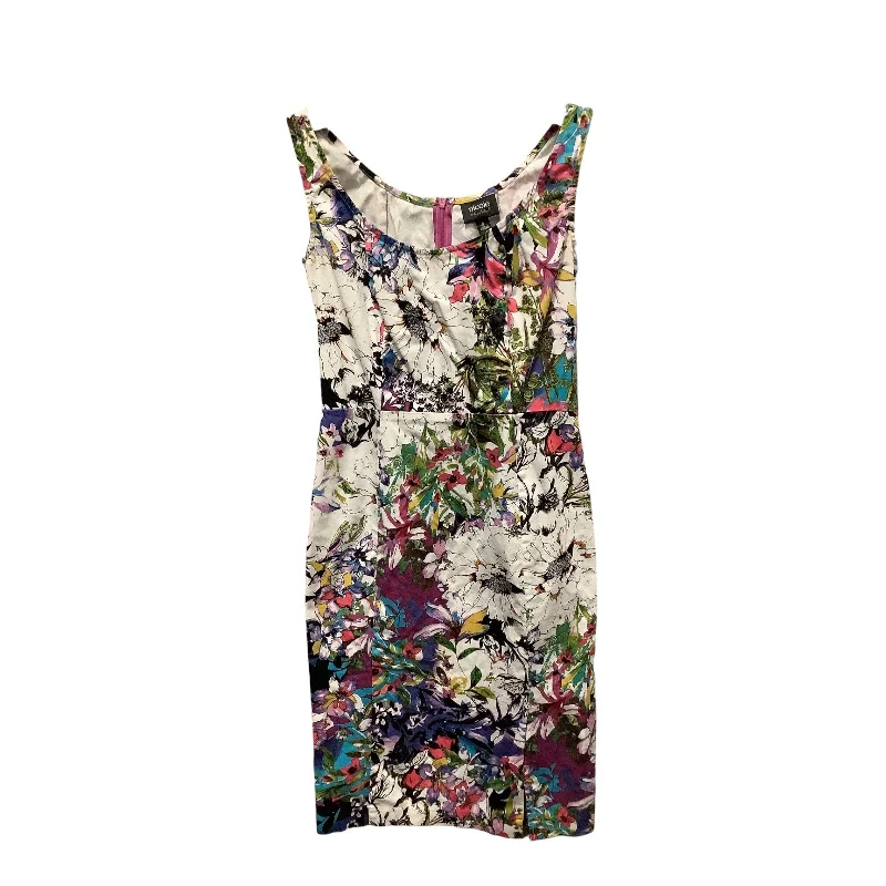 Dress Casual Midi By Nicole By Nicole Miller  Size: 4 Pleated Floral Midi