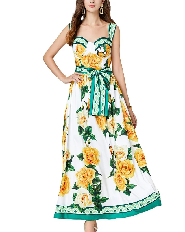 KAIMILAN Midi Dress Printed Floral Midi