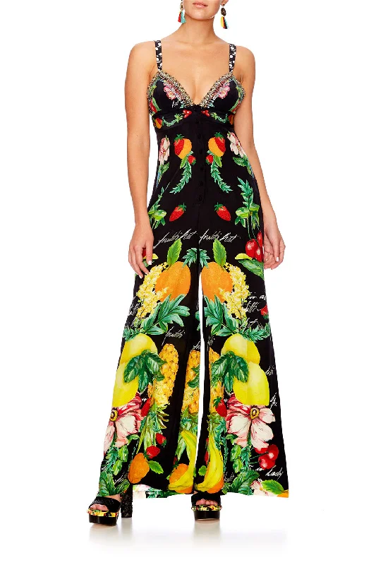 BUTTON DOWN TAILORED JUMPSUIT CALL ME CARMEN Plus size unclassified dresses