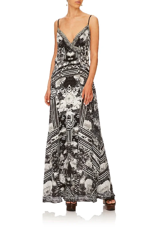 CROSS OVER FRONT DRESS WILD MOONCHILD Denim unclassified dresses