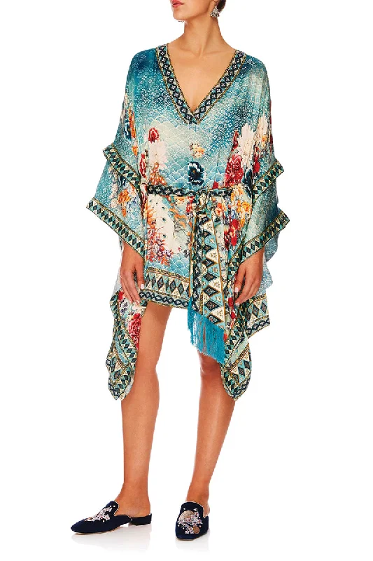 DOUBLE LAYER KIMONO SLEEVE DRESS HER HEIRLOOM Striped unclassified dresses