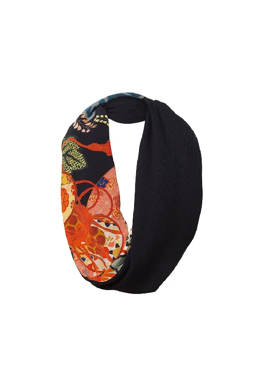 DOUBLE SIDED SCARF KISSING THE SUN Monochrome unclassified dresses