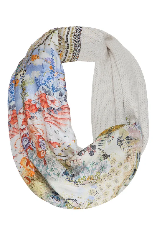 DOUBLE SIDED SCARF LADY LABYRINTH A-line unclassified dresses