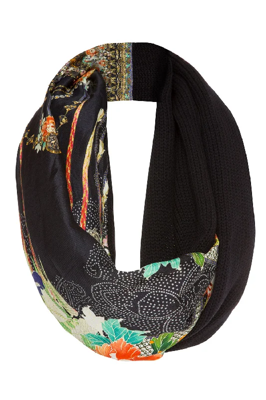DOUBLE SIDED SCARF QUEEN OF KINGS Short unclassified dresses