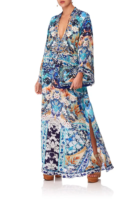 DRAWSTRING BUTTON UP DRESS TOKYO TRIBE Luxury unclassified dresses
