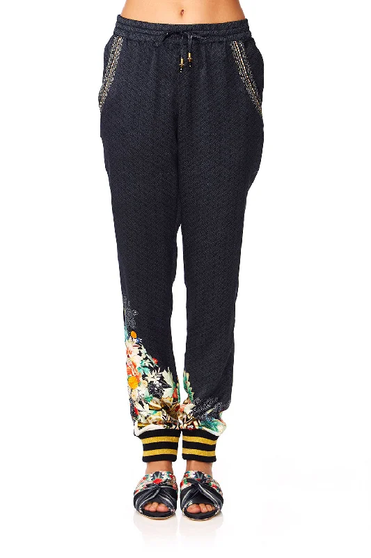 DRAWSTRING PANT WITH RIBBING MIDNIGHT MOONCHILD Engagement unclassified dresses