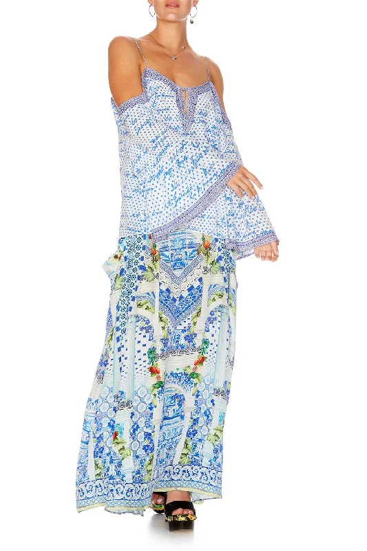 DROP SHOULDER TOP POLKA FACE Pastel unclassified dresses