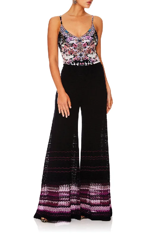 FANCY STITCH V PANT NIGHTS WITH HER Casual chic unclassified dresses