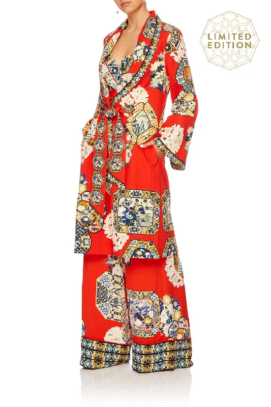 FLARED SLEEVE TRENCH FOUND IN TRANSLATION Engagement unclassified dresses