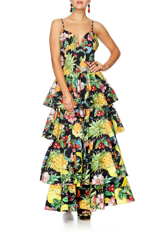 GATHERED TIERED DRESS CALL ME CARMEN Casual unclassified dresses