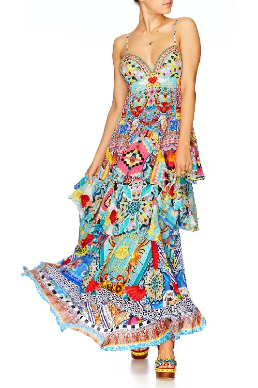 GATHERED TIERED DRESS CLOSE TO MY HEART Spring unclassified dresses