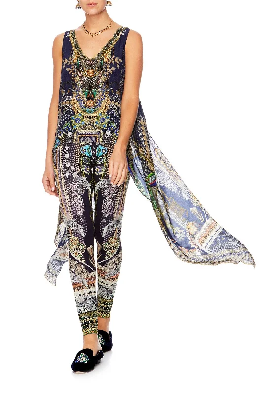 HIGH LOW CROSS BACK TOP CHILDREN OF THE WORLD One-shoulder unclassified dresses