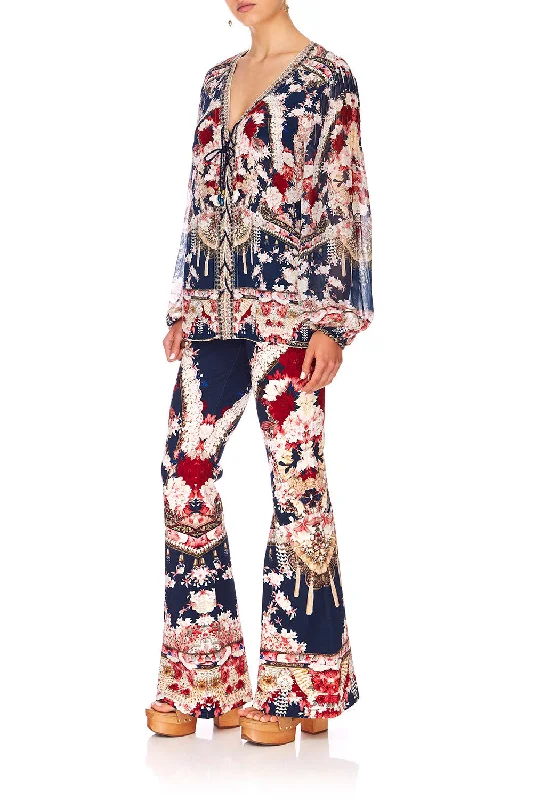 HIGH WAISTED FLARED TROUSER TWIN SHADOW Graduation unclassified dresses