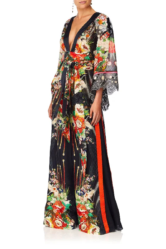 HIGH WAISTED TROUSER W/GODET QUEEN OF KINGS Lace unclassified dresses