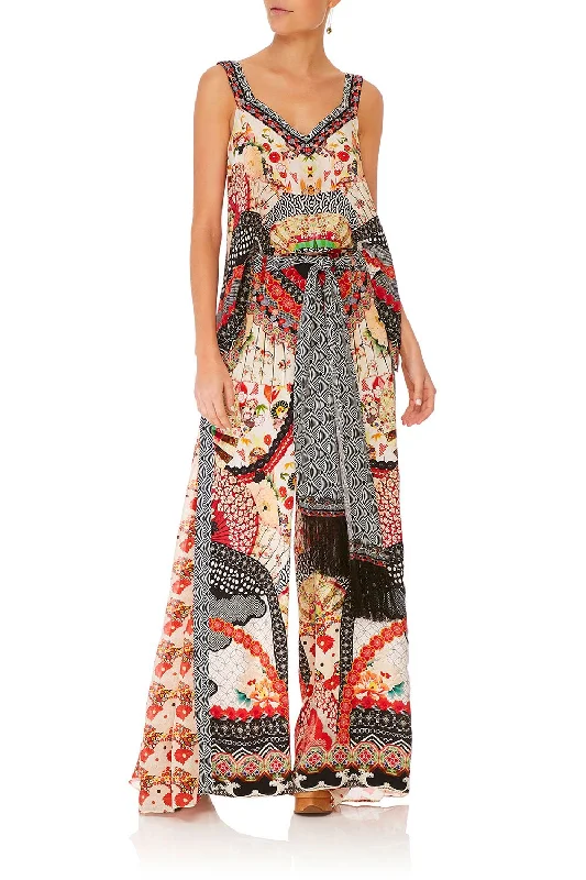 HIGH WAISTED TROUSER WITH GODET VINTAGE VIXEN Discounted unclassified dresses