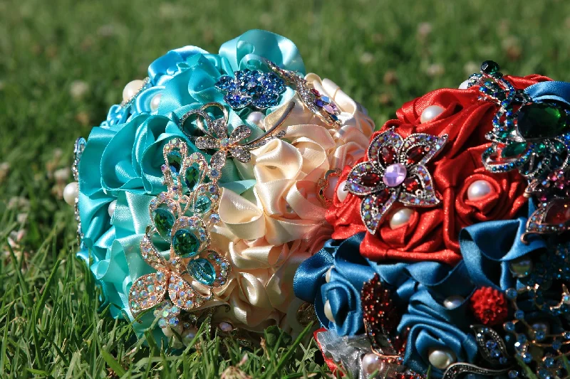 Handmade Brooch Bouquet Ruffled unclassified dresses