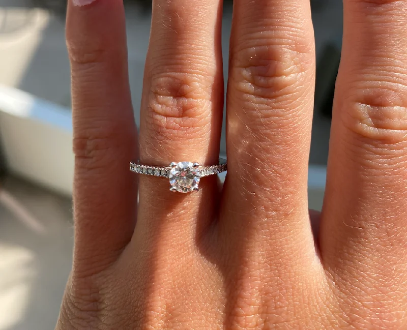 Genuine Diamond Engagement Ring Winter unclassified dresses