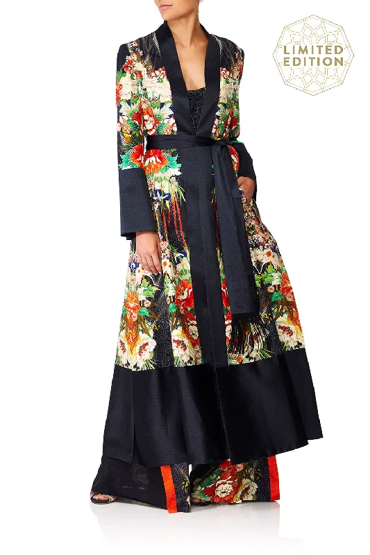 KIMONO COAT W/SPLITS QUEEN OF KINGS Office unclassified dresses