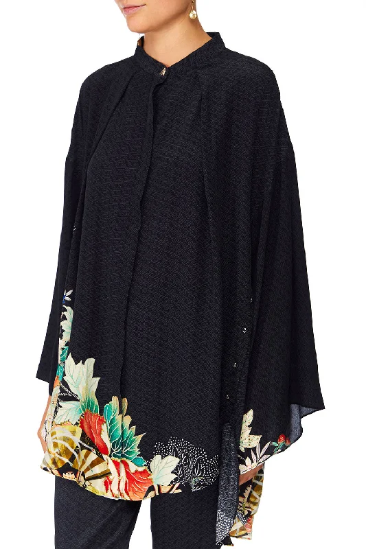 KIMONO SLEEVE BLOUSE MIDNIGHT MOONCHILD Long sleeve unclassified dresses