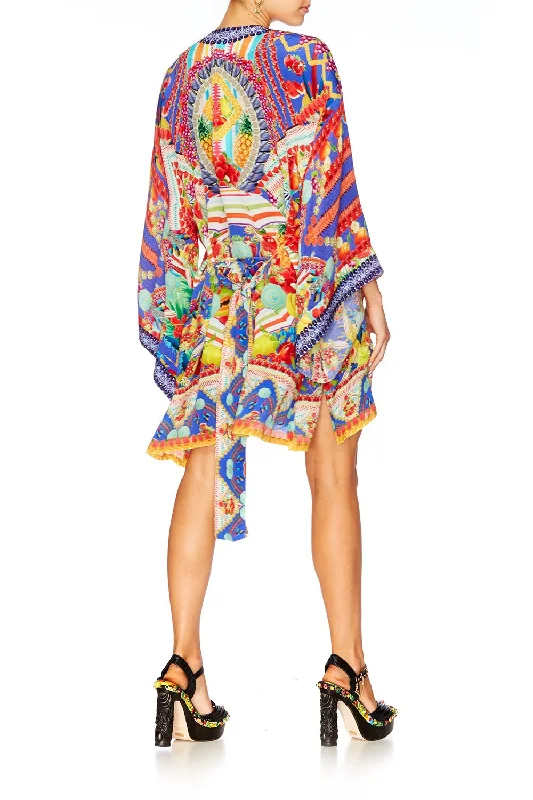 KIMONO WITH TIE BELT RIO RIOT Casual chic unclassified dresses