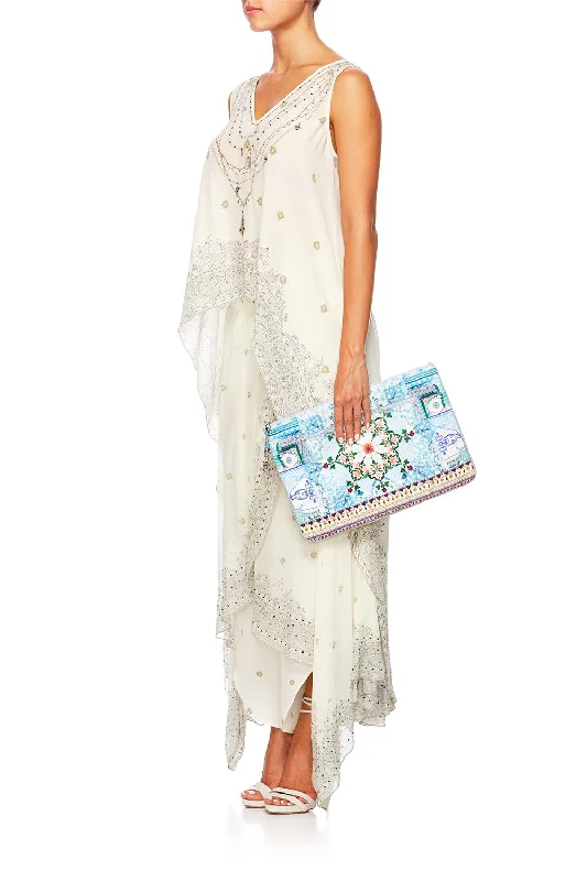 LARGE CANVAS CLUTCH LOVERS RETREAT Breathable unclassified dresses