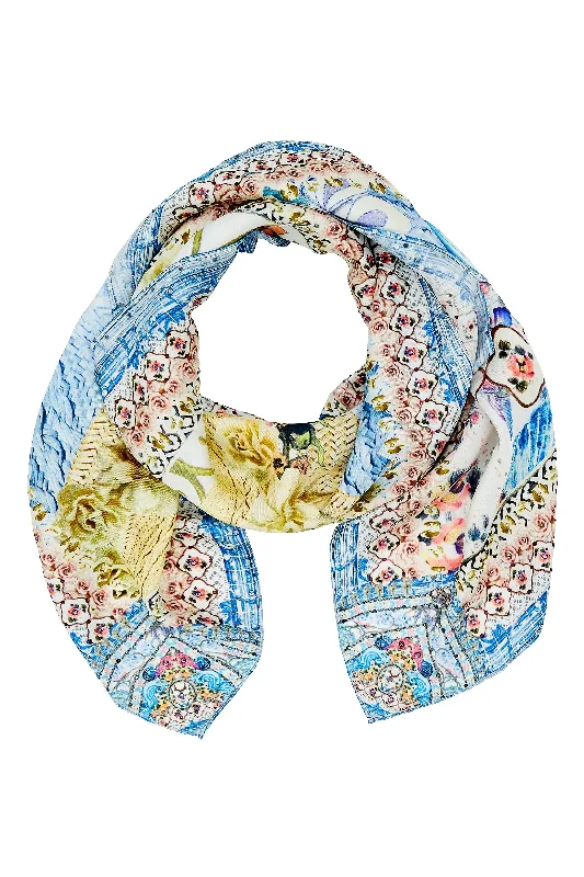 LARGE SQUARE SCARF GIRL NEXT DOOR High-end unclassified dresses