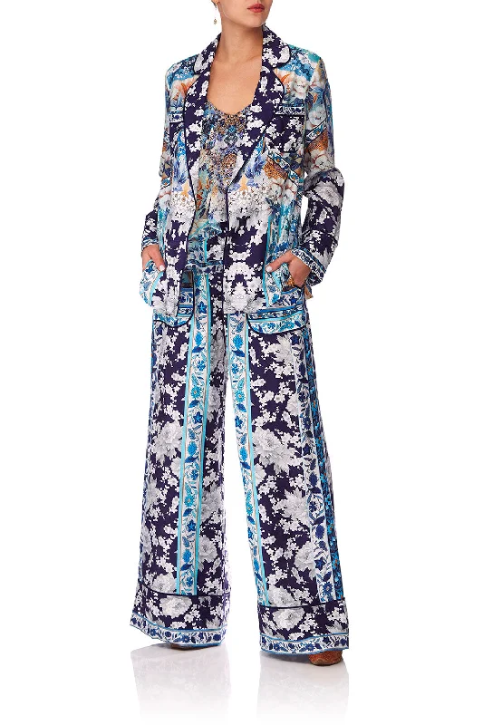 LOUNGE TROUSER W/CUFF TOKYO TRIBE Bold pattern unclassified dresses