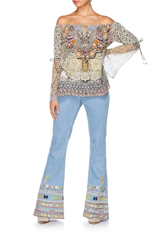 MID RISE FLARED JEAN SOUL SISTERS Comfortable unclassified dresses