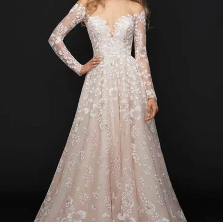 Hayley Paige Neutral tone unclassified dresses