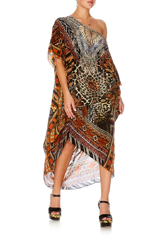 ROUND NECK KAFTAN DAWN OF TIME High-low unclassified dresses