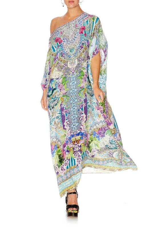 ROUND NECK KAFTAN SALVADOR FIELDS FOREVER Ruched unclassified dresses