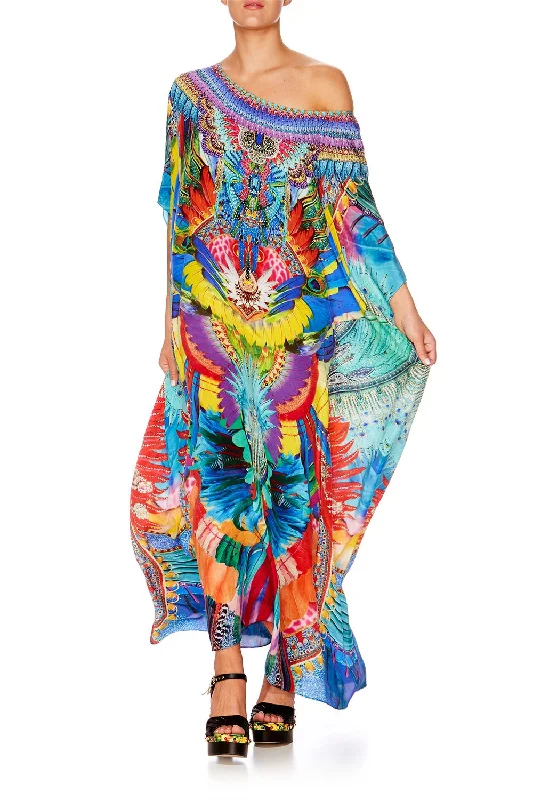 ROUND NECK KAFTAN SHOW GIRL Trendy new unclassified dresses
