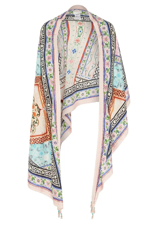 SAIL SHAPED SCARF LADY LAKE Velvet unclassified dresses