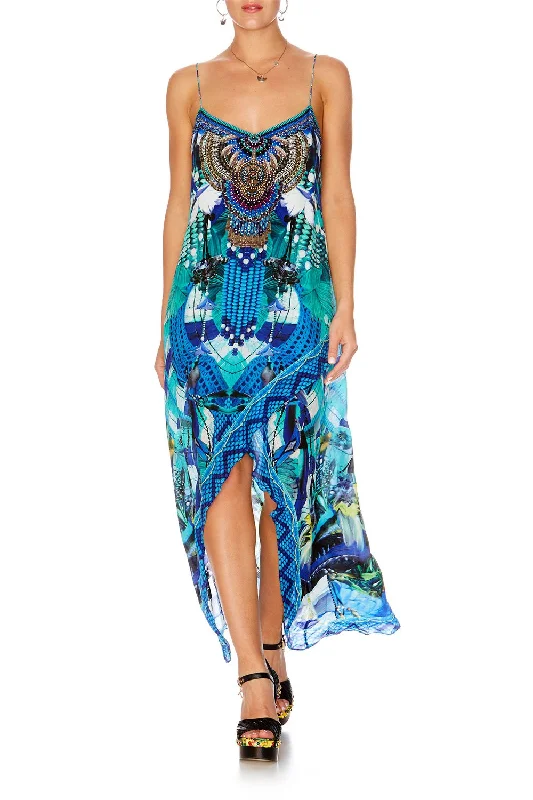 SHOESTRING DOUBLE LAYER DRESS AMAZON AZURE Minimalist unclassified dresses