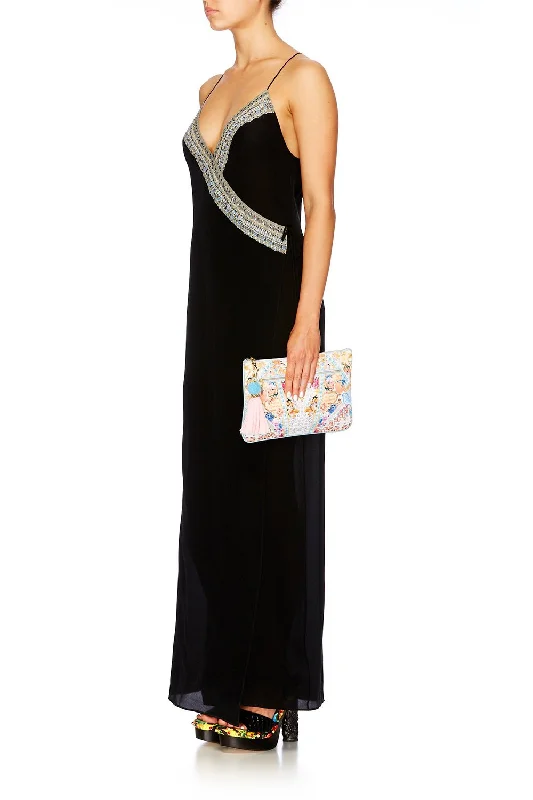 SMALL CANVAS CLUTCH GIRL NEXT DOOR Polka dot unclassified dresses