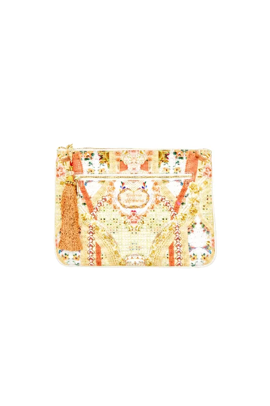 SMALL CANVAS CLUTCH MY SUMMER LOVE Velvet unclassified dresses