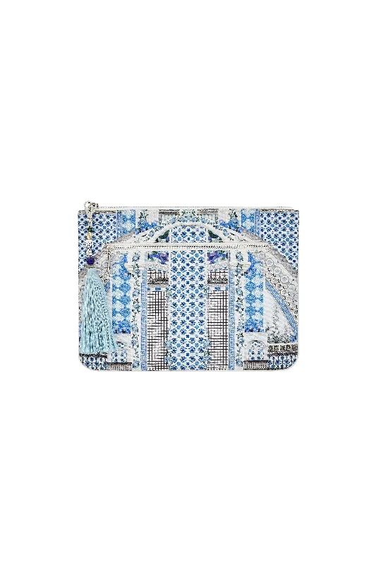 SMALL CANVAS CLUTCH SALVADOR SUMMER Denim unclassified dresses