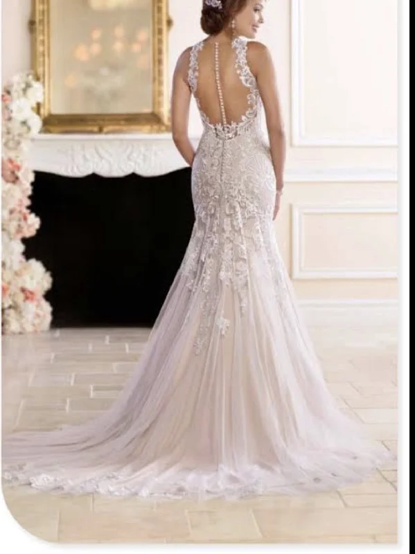 Stella York 6600 - Ivory/Mink Elegant evening unclassified dresses