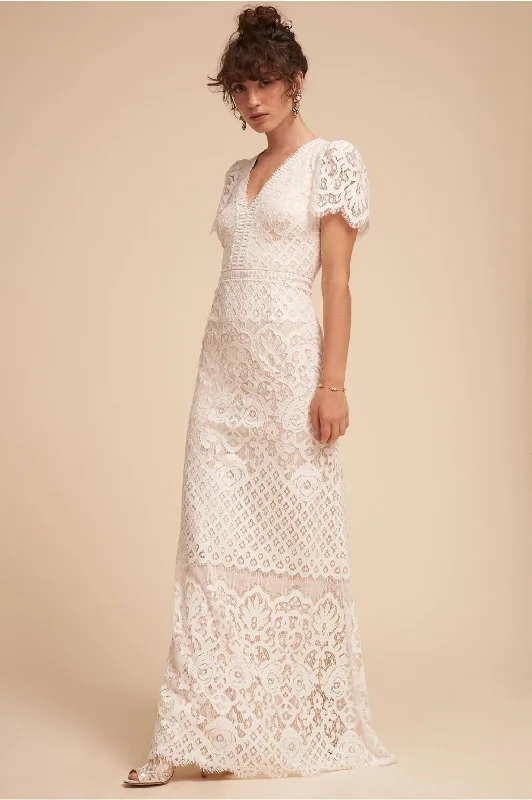 Tadashi Shoji Minuet Gown BHLDN Polka dot unclassified dresses