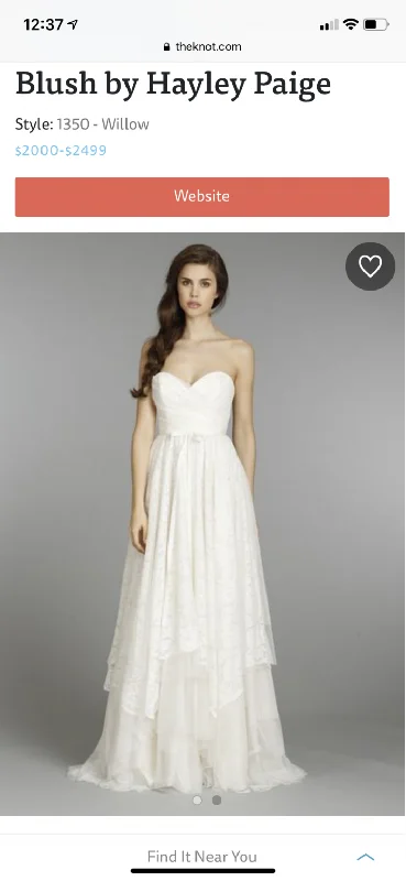 Hayley Paige Blush 1350 Chic unclassified dresses