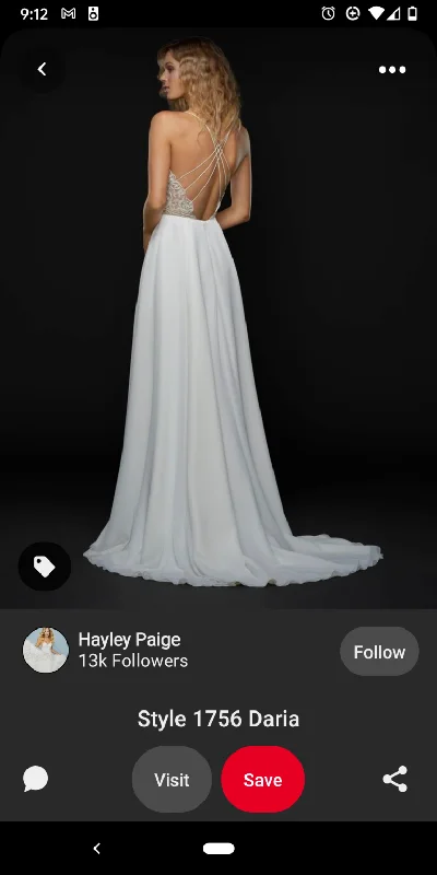 Hayley Paige Blush/Daria/1756 Vintage unclassified dresses