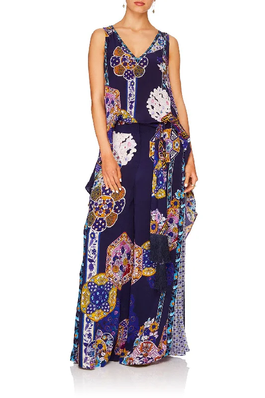 V-NECK CROSS BACK TOP STAR GAZER Backless unclassified dresses