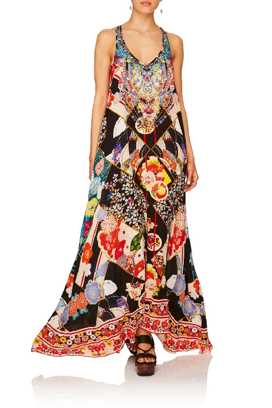 V NECK RACER BACK DRESS STAR GIRL Best-selling unclassified dresses