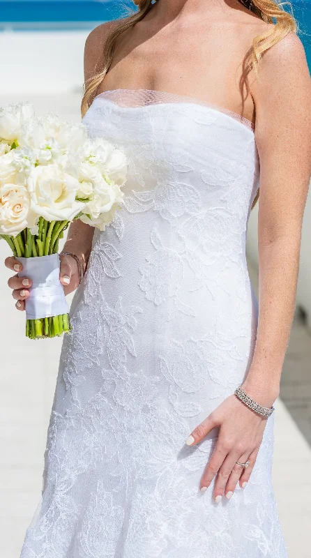 Vera Wang Leda - LX White High-low unclassified dresses